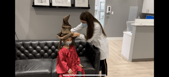 Fun at the dentist - pediatric dental visit